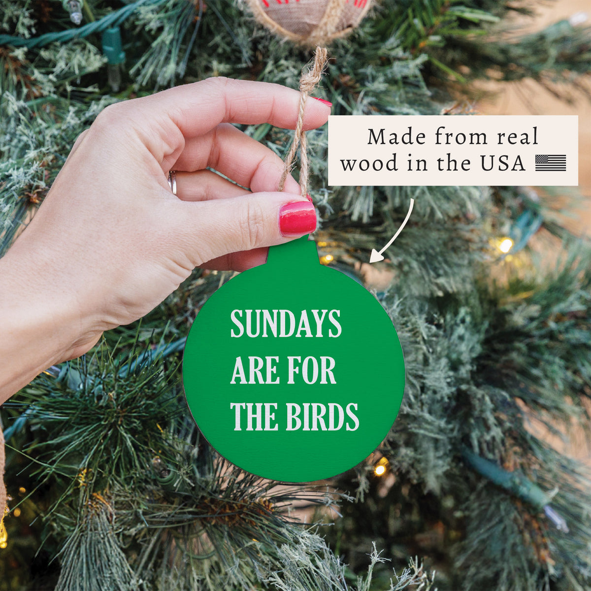 Philly Sundays Are For The Birds Ornament