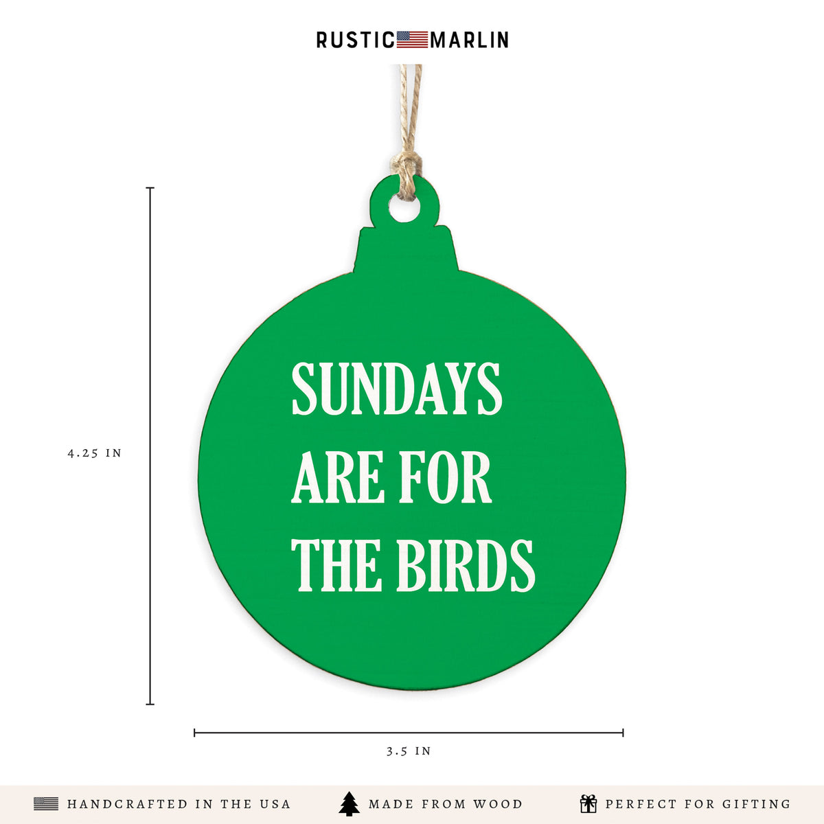 Philly Sundays Are For The Birds Ornament