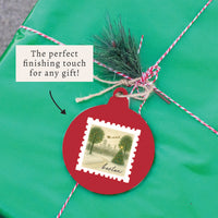 Boston Christmas Stamp Ornament