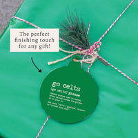 Boston Go Celts Definition Ornament