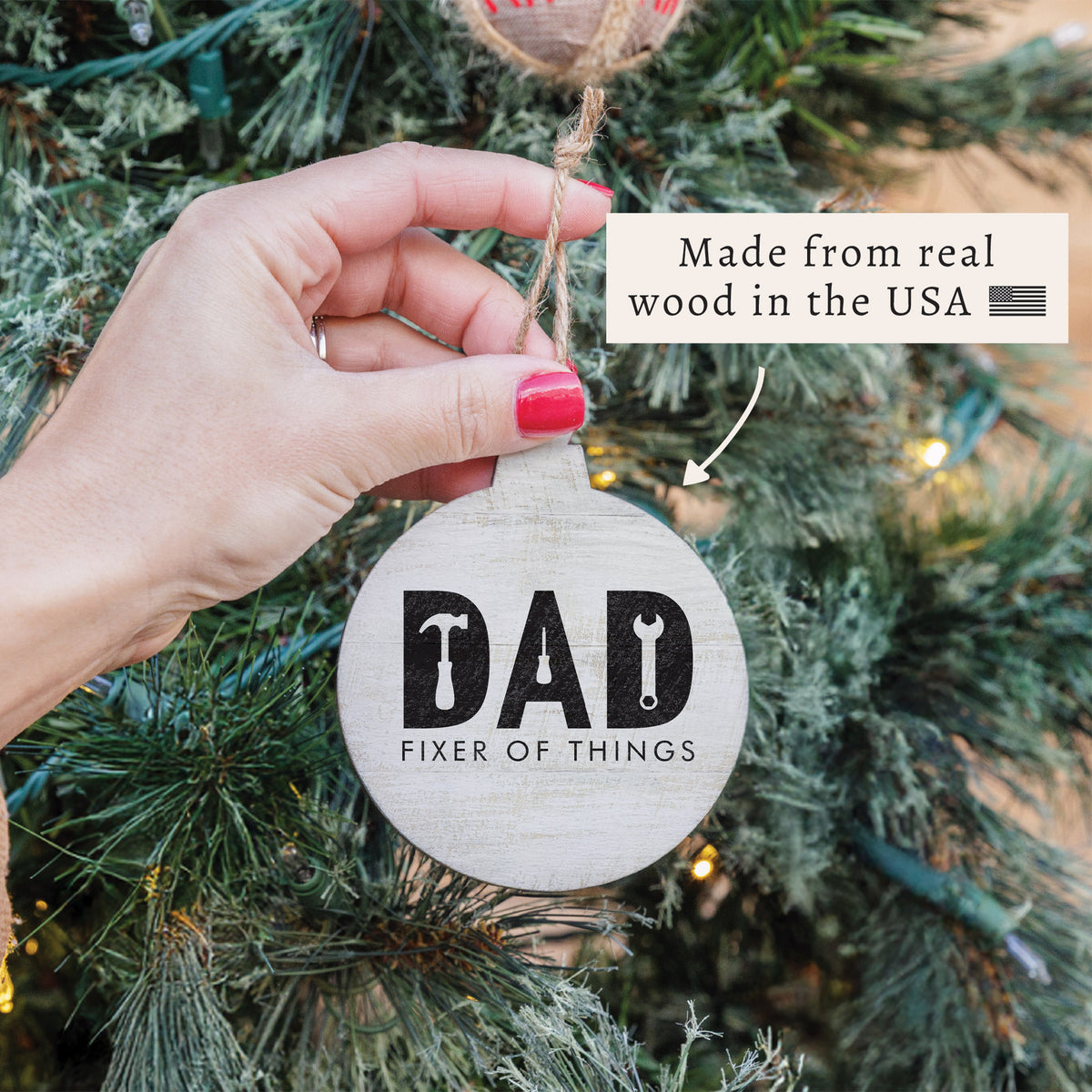Dad, Fixer of Things Ornament