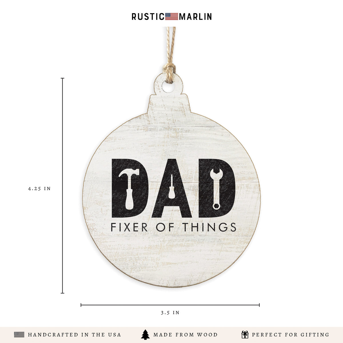 Dad, Fixer of Things Ornament