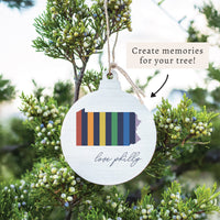 Philly Love Rainbow Ornament