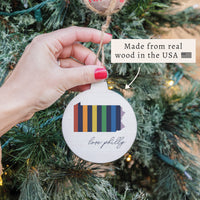 Philly Love Rainbow Ornament