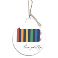 Colourful Love Philly Ornament