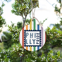 Colourful Philly Pride Ornament