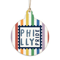 Philly Pride Stamp Ornament