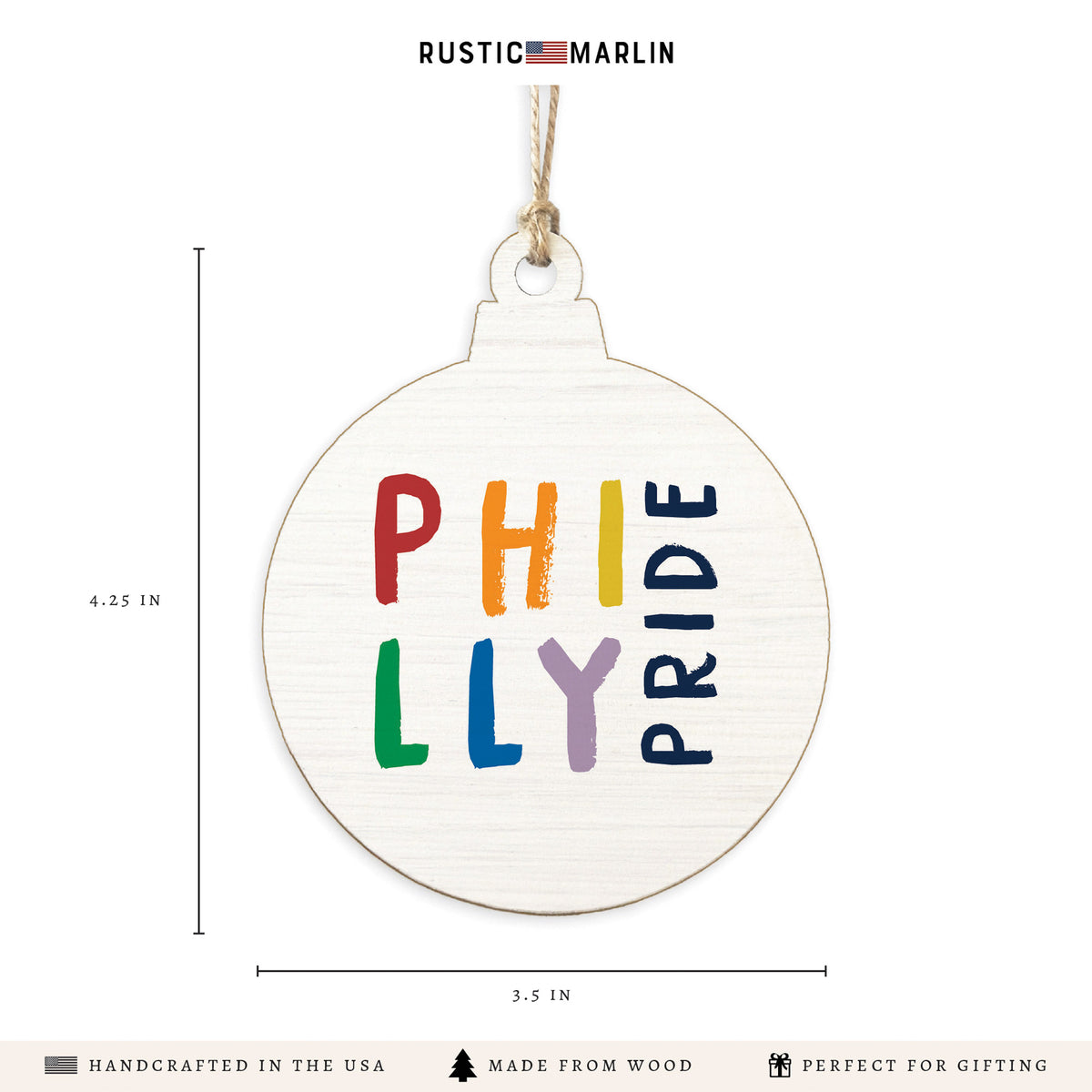 Philly Pride Ornament