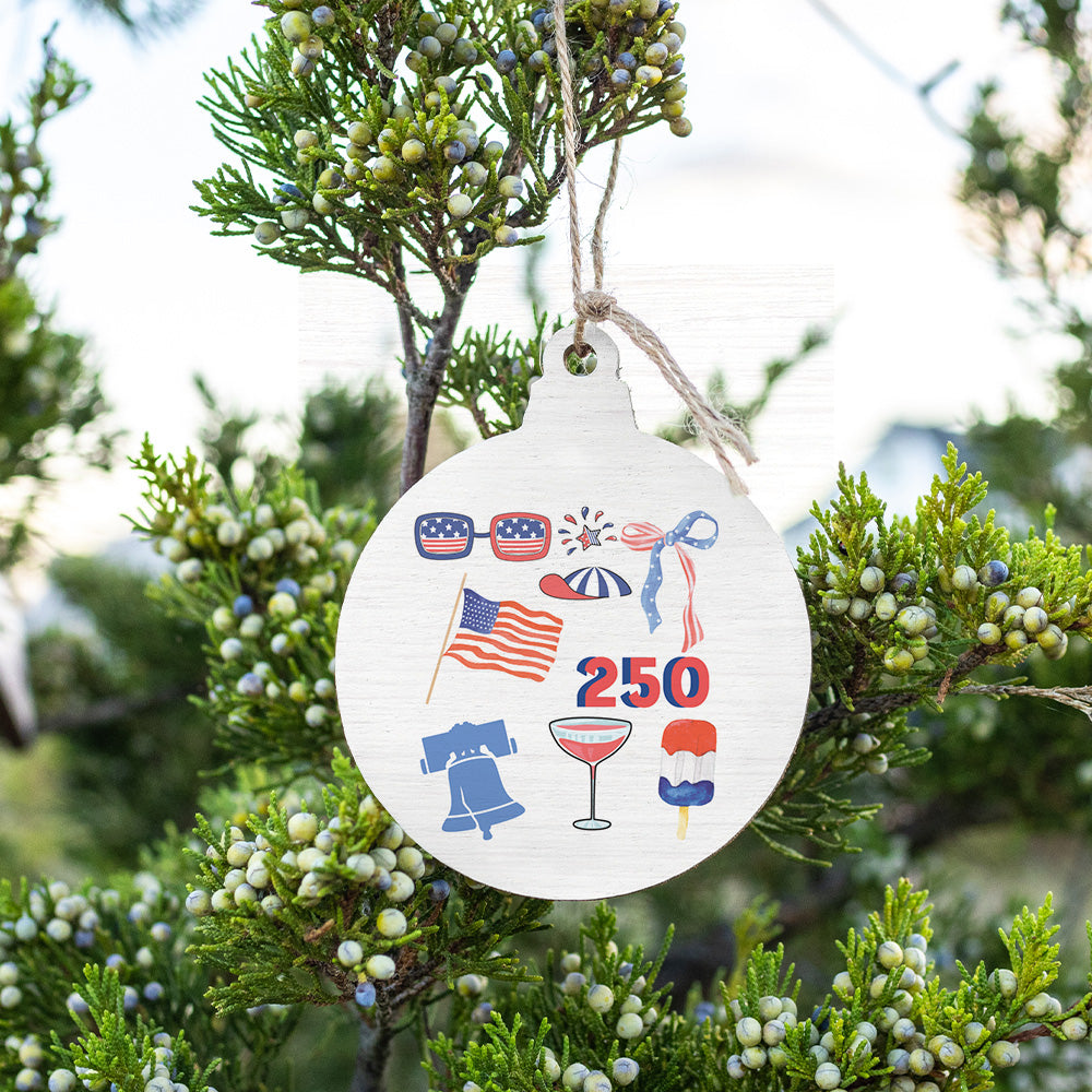 250 Amercian Famous Ornament
