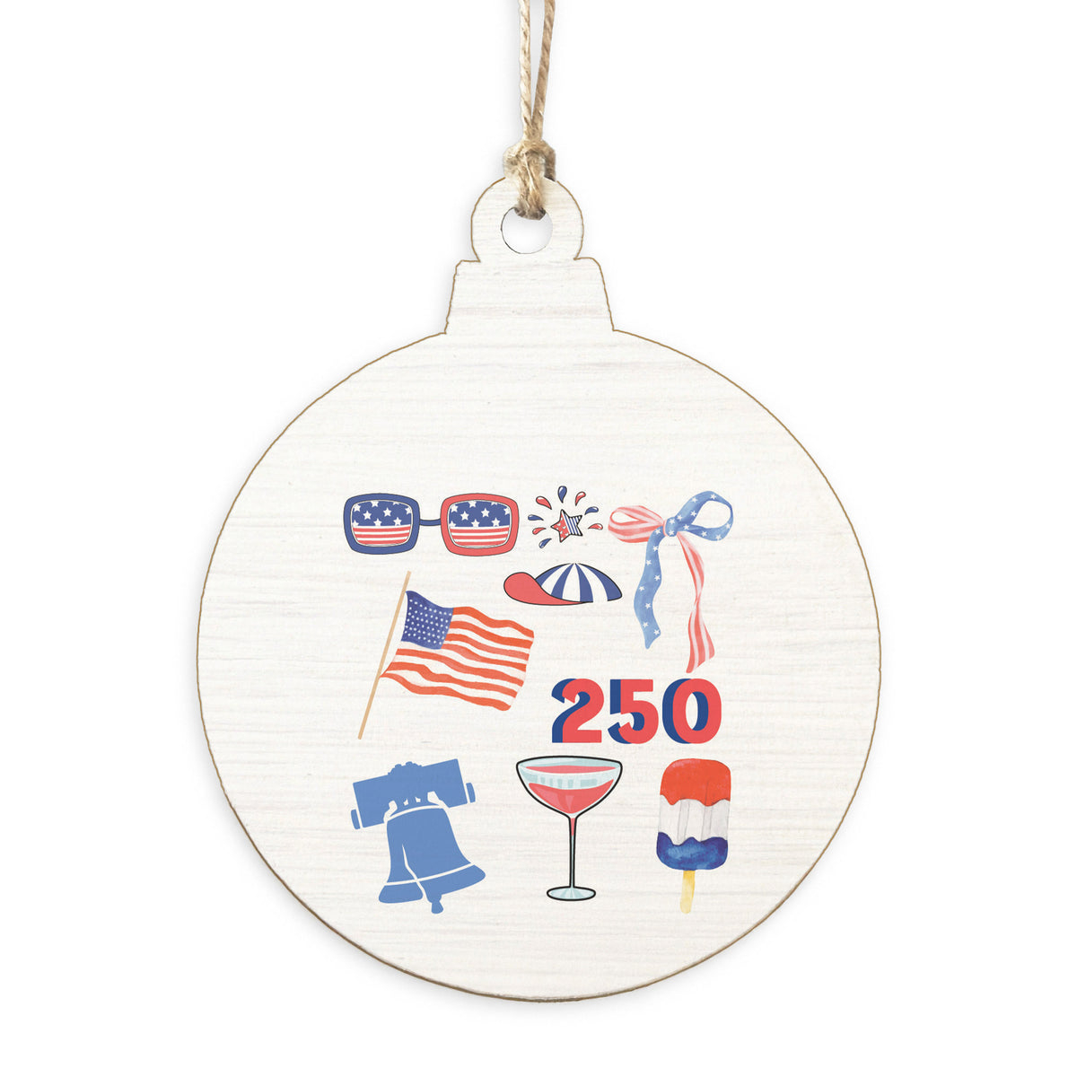 Philly America 250 Icons Ornament