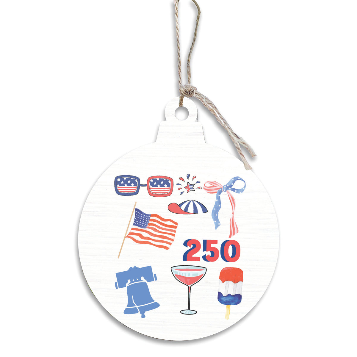 250 Amercian Famous Ornament