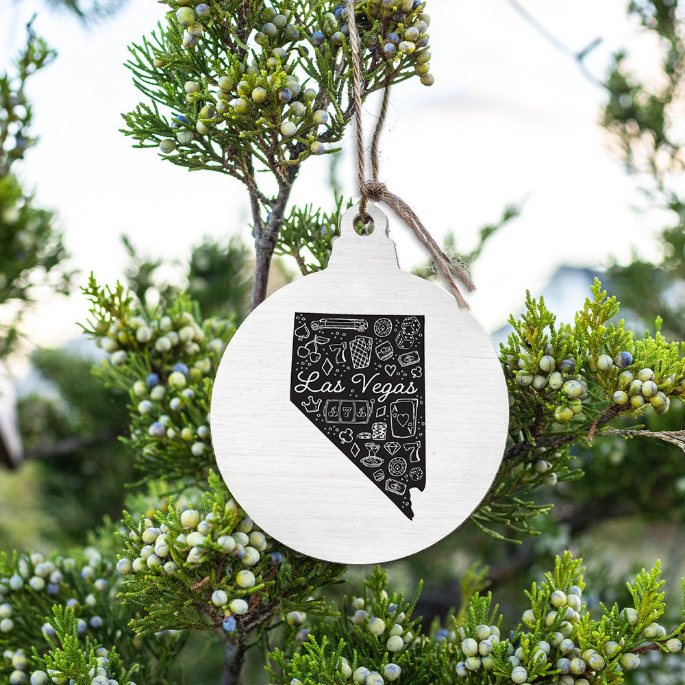 Las Vegas State Icon Art Ornament