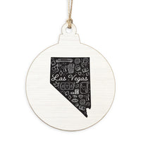 Las Vegas State Icon Art Ornament