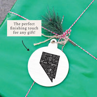 Las Vegas State Icon Art Ornament