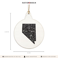 Las Vegas State Icon Art Ornament
