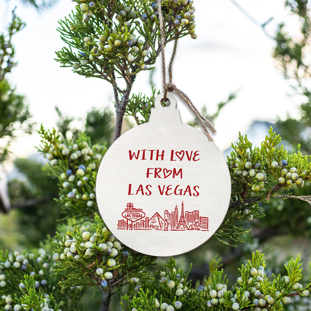 With Love From Las Vegas Ornament