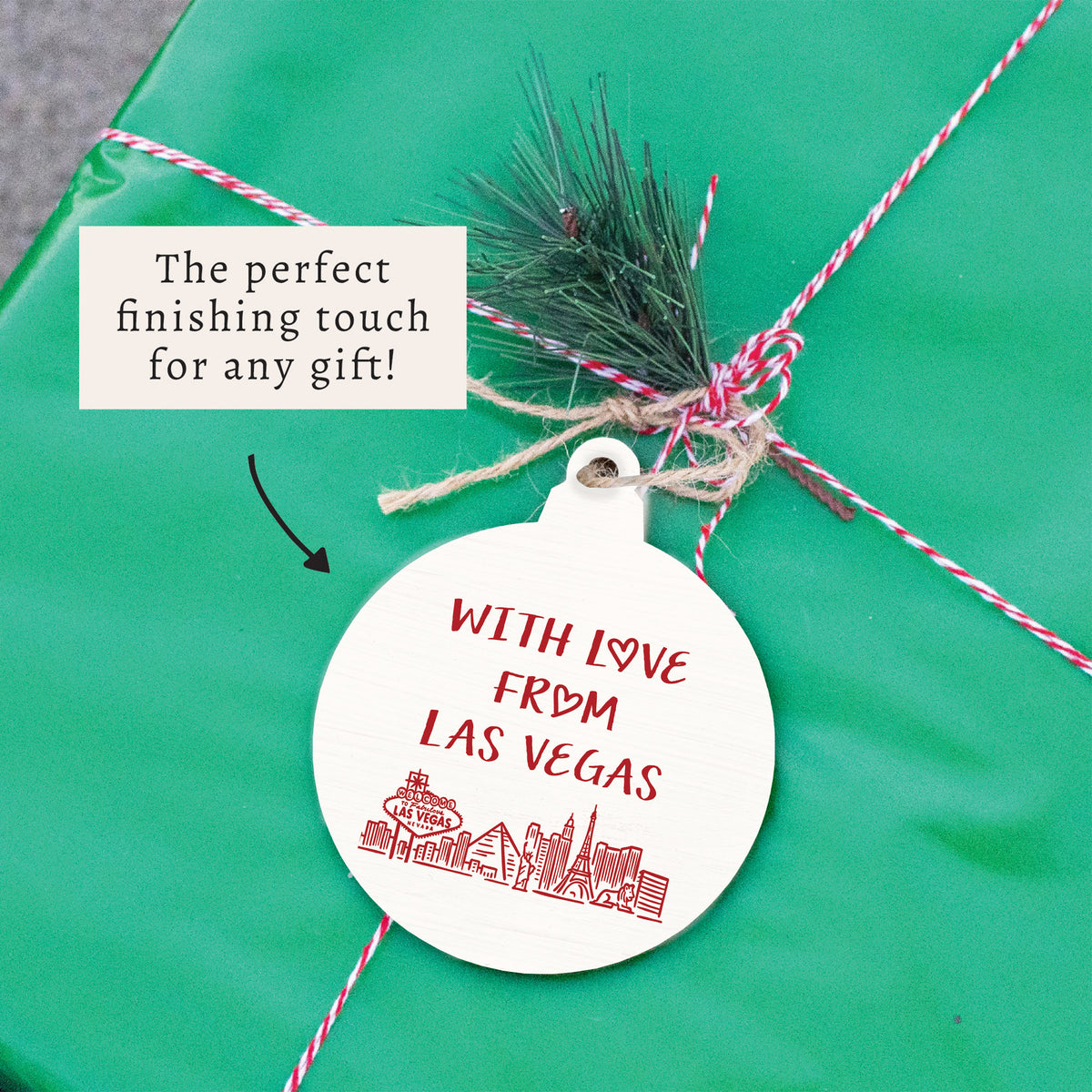 With Love From Las Vegas Ornament