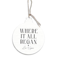 Las Vegas Where It All Began Ornament