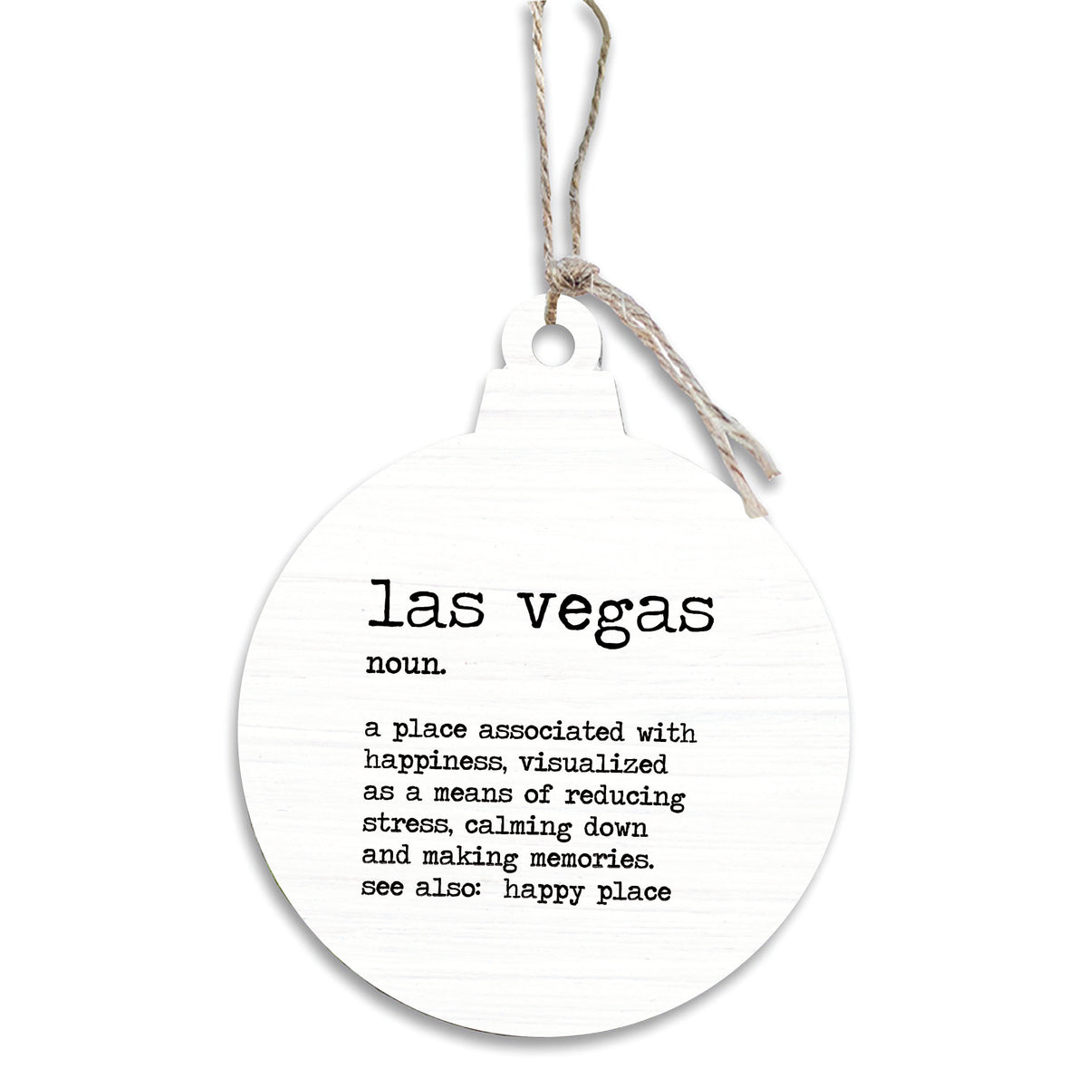 Las Vegas Definition Ornament