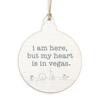 My Heart Is In Vegas Ornament
