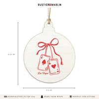 Las Vegas Ace of Hearts Ornament