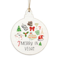 Merry In Vegas Icons Ornament