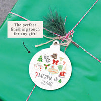 Merry In Vegas Icons Ornament