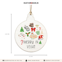 Merry In Vegas Icons Ornament
