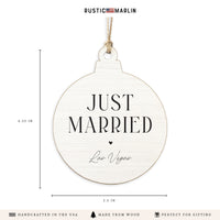 Las Vegas Just Married Ornament