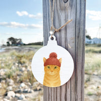 Winter Cat Ornament