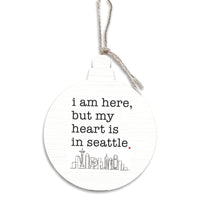 My Heart Is In Seattle Ornament