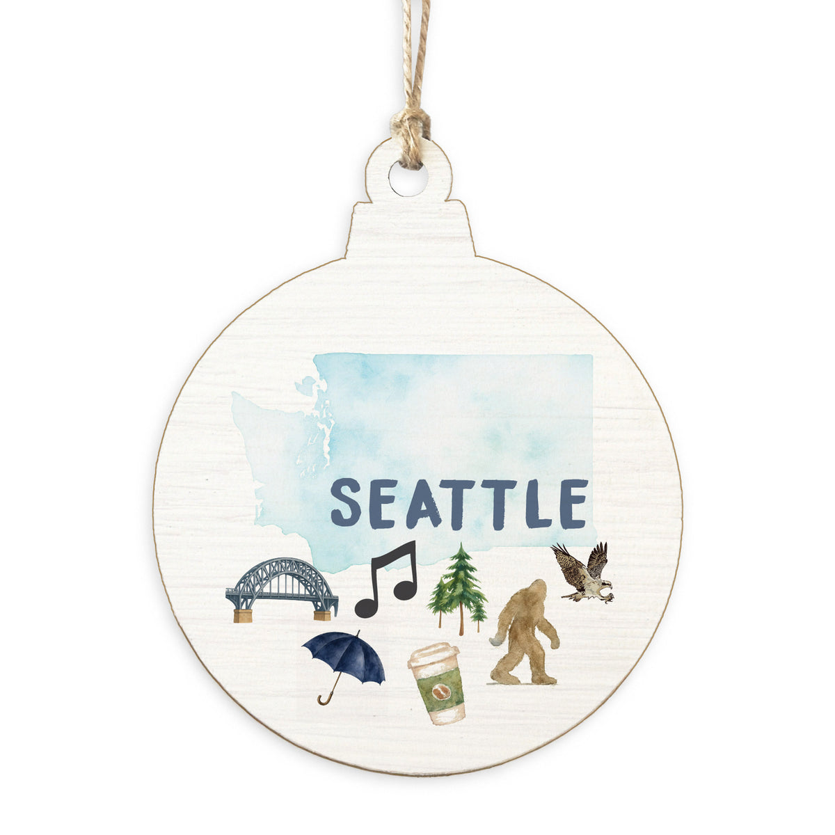 Seattle Classic Icons Ornament