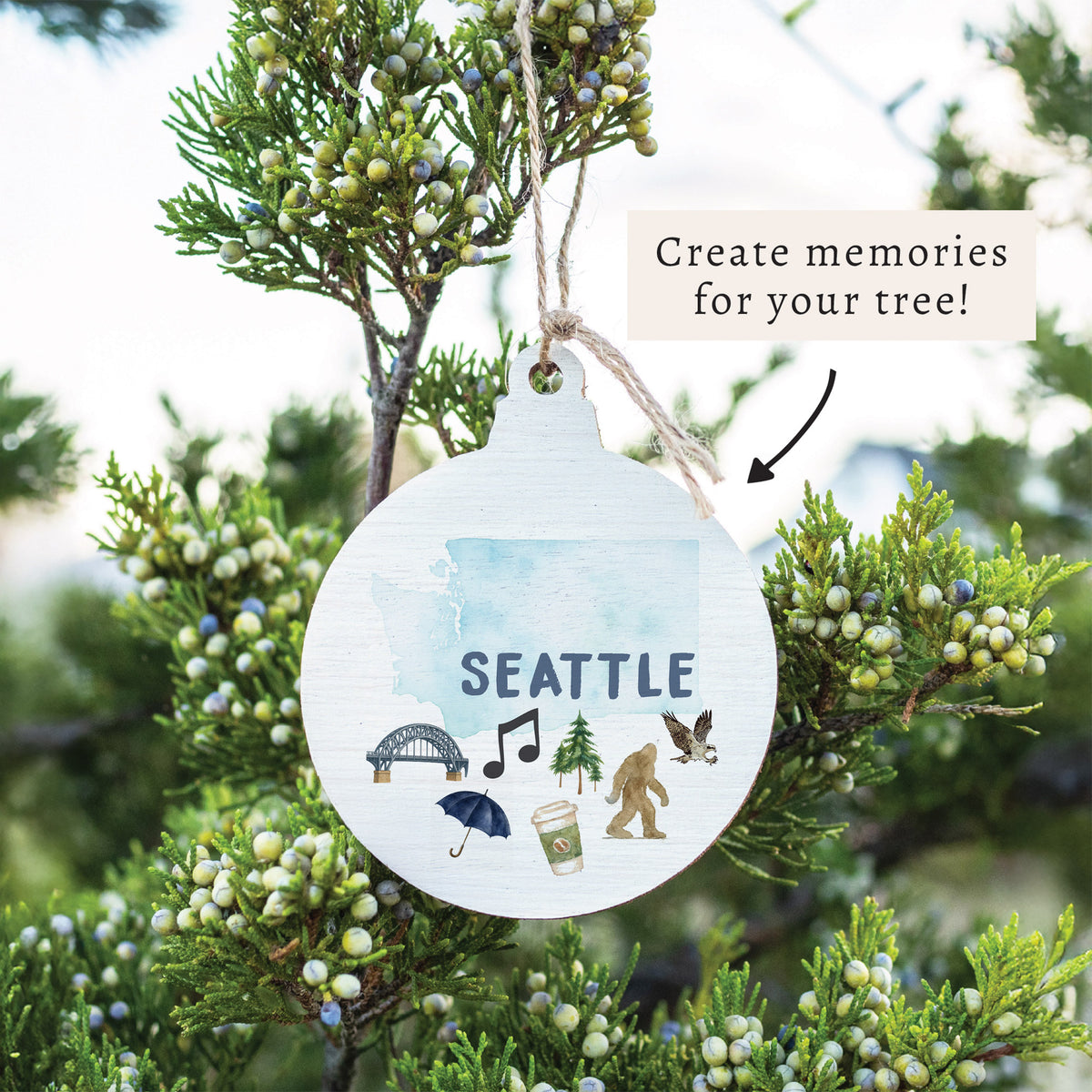 Seattle Classic Icons Ornament
