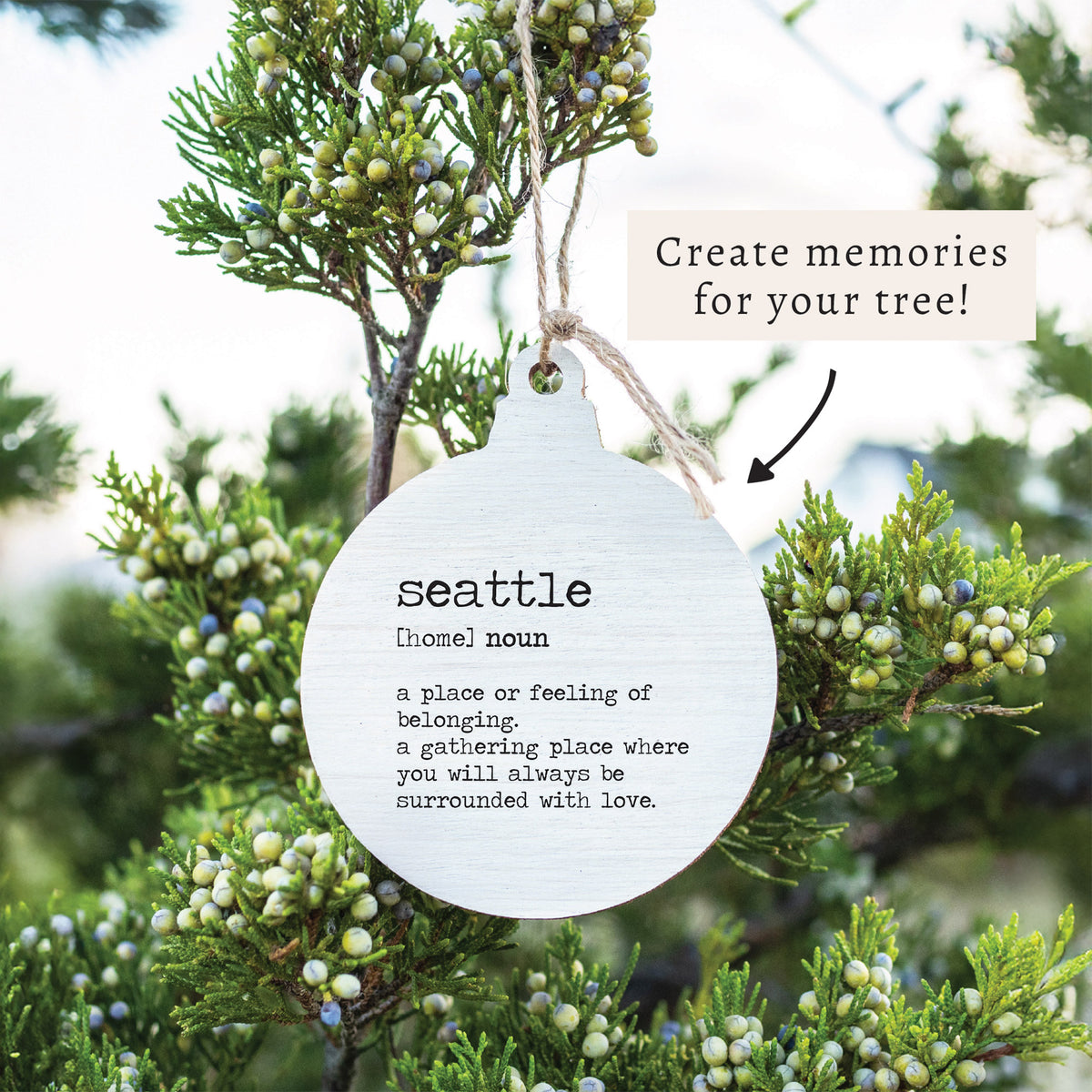 Seattle Definition Ornament