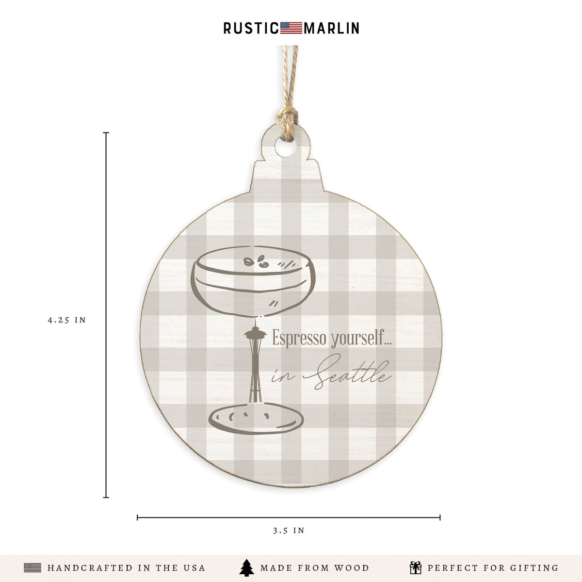 Seattle Espresso Yourself Ornament