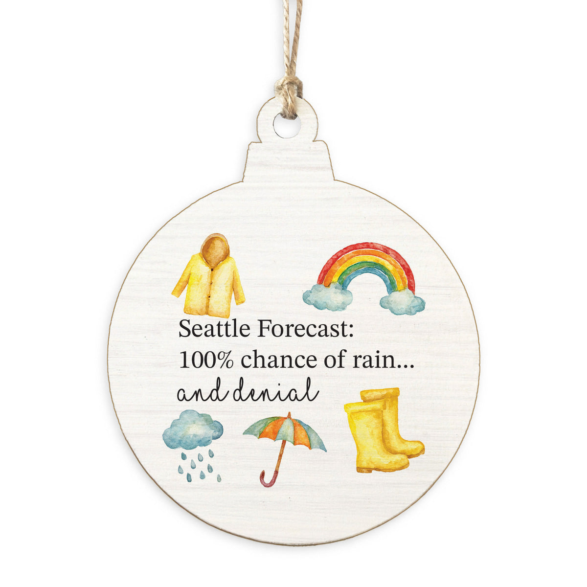 Seattle Forecast Ornament