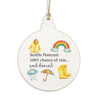 Seattle Forecast Ornament