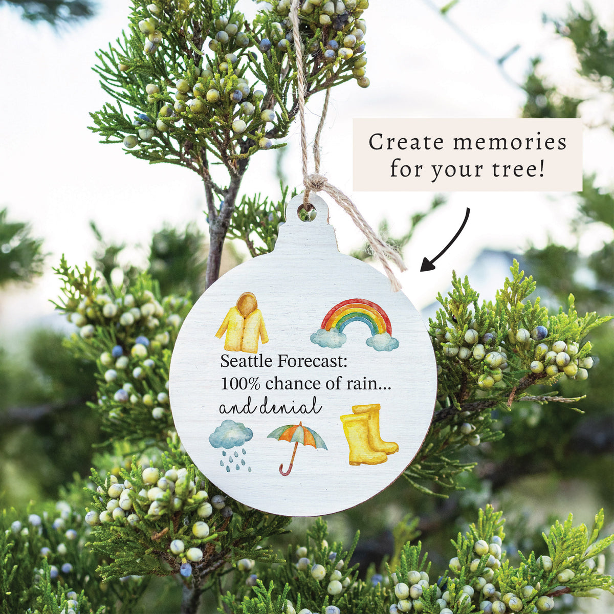Seattle Forecast Ornament