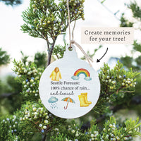 Seattle Forecast Ornament