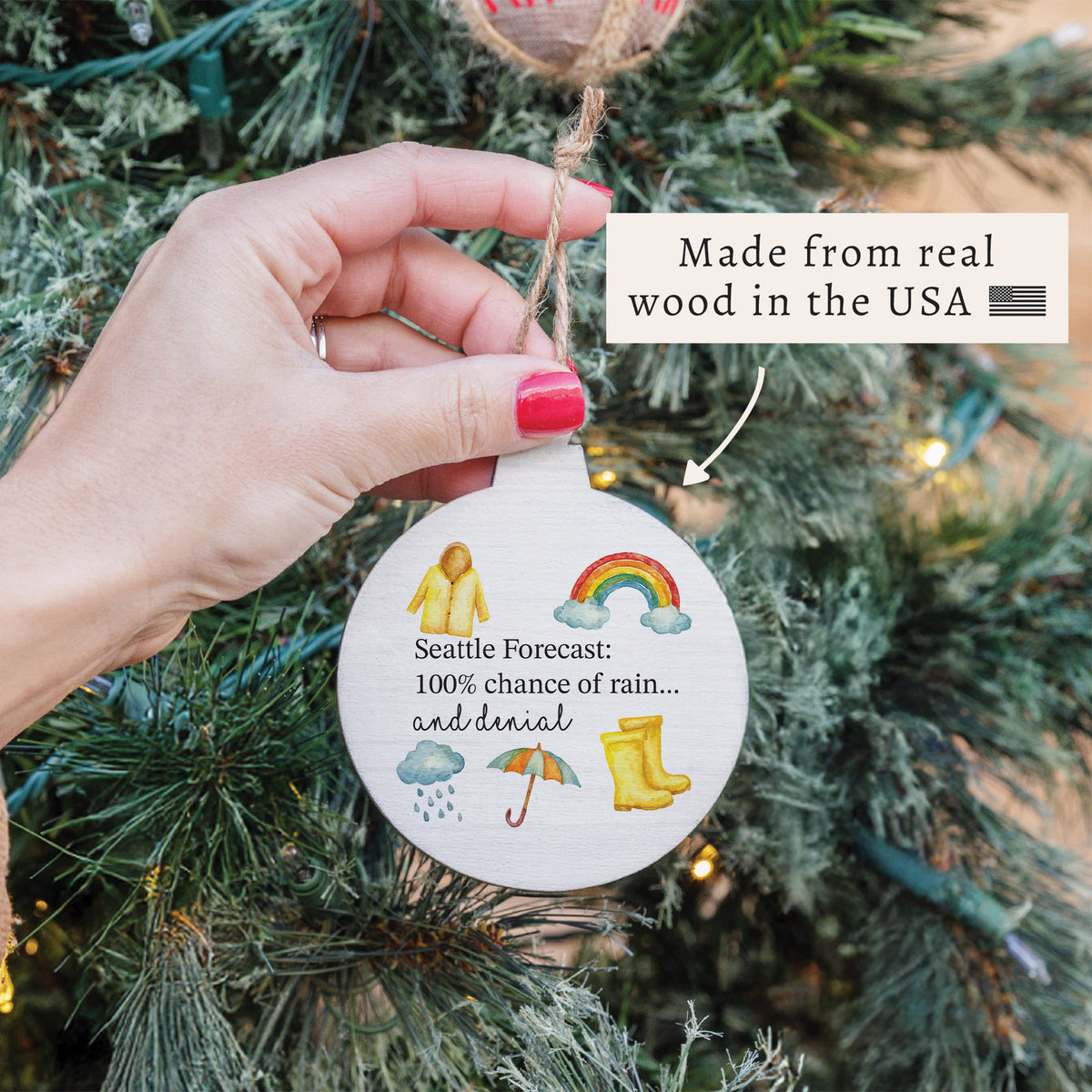 Seattle Forecast Ornament