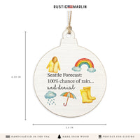 Seattle Forecast Ornament