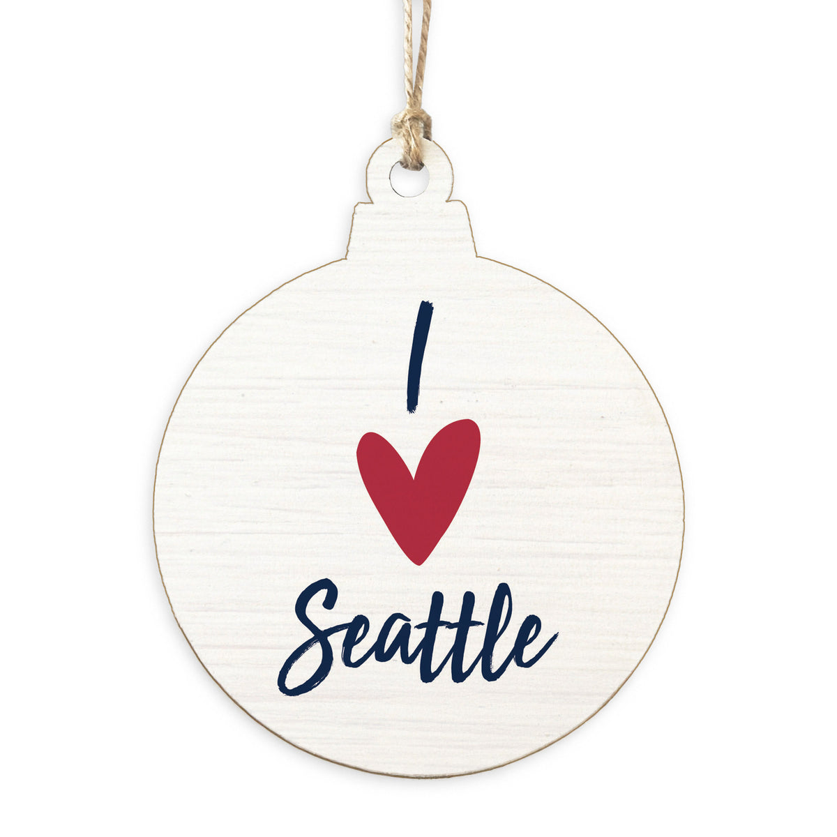I Love Seattle Ornament