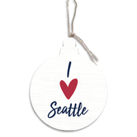 I Love Seattle Ornament