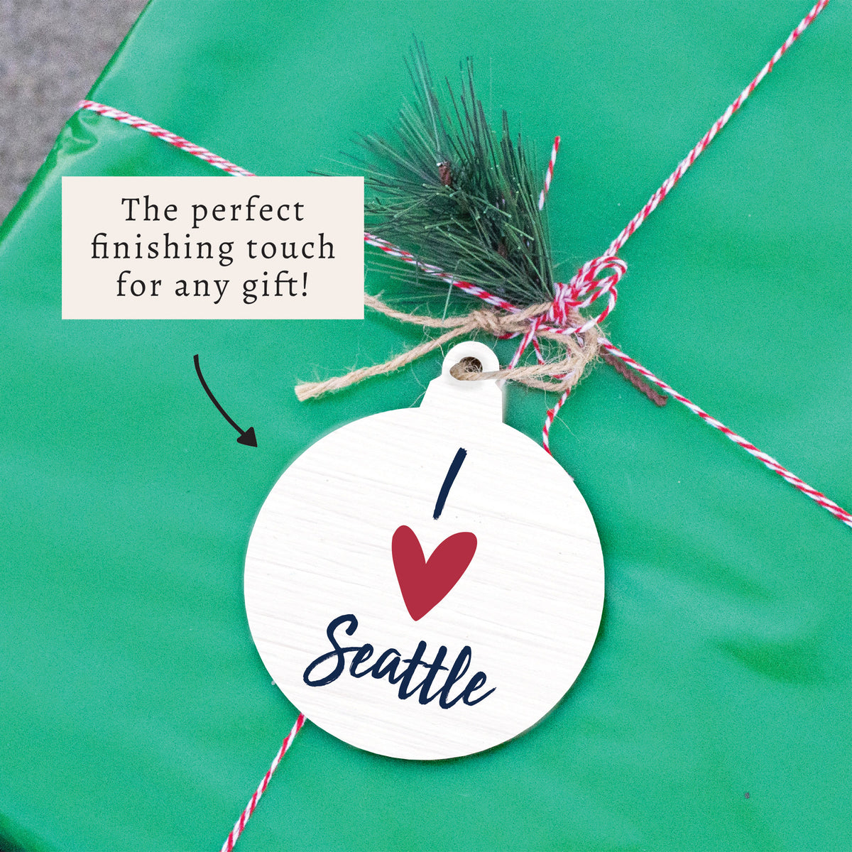 I Love Seattle Ornament