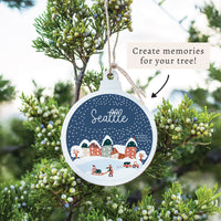 Seattle Snow Globe Ornament