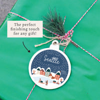 Seattle Snow Globe Ornament