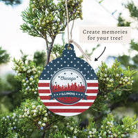 Chicago, Illinois USA Ornament