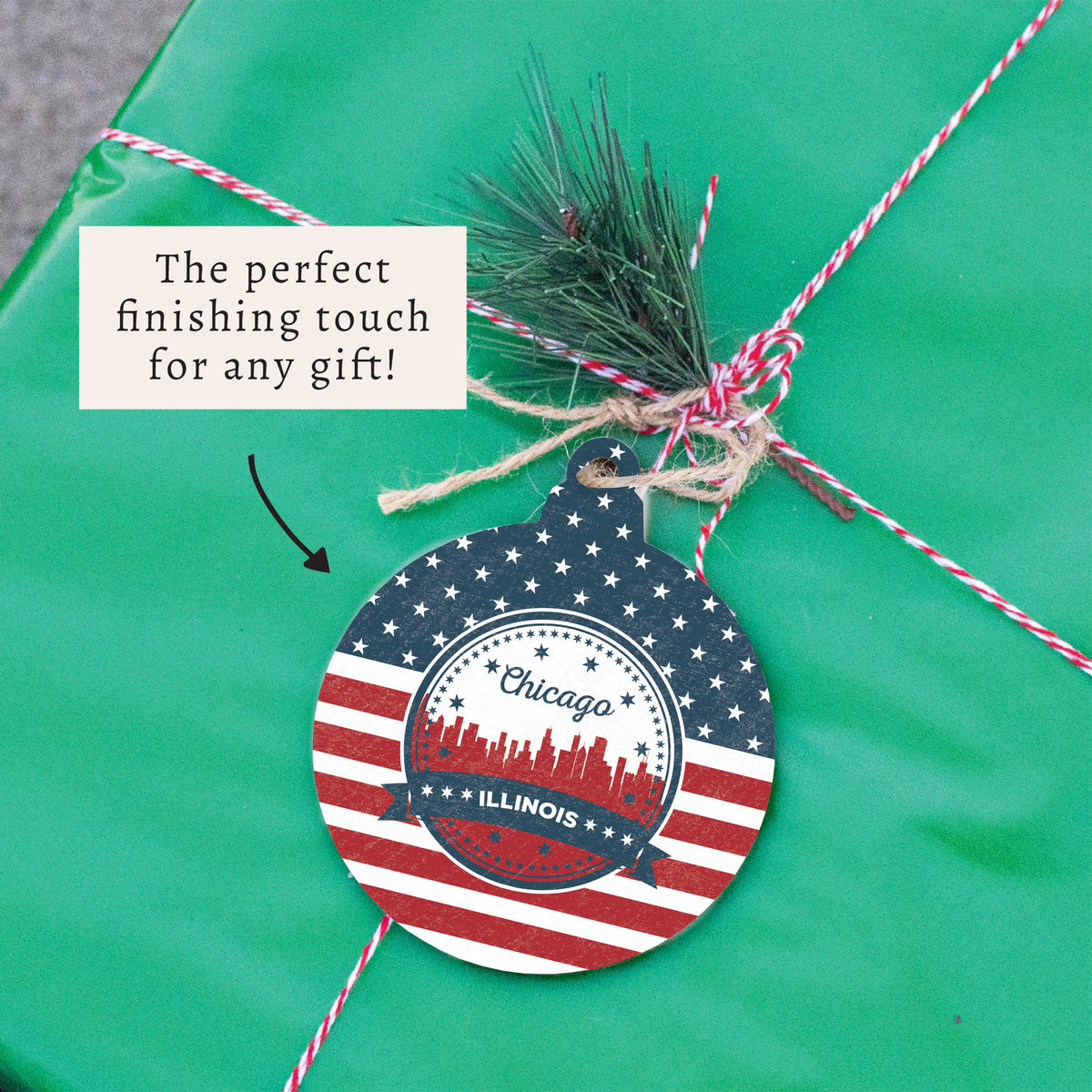 Chicago, Illinois USA Ornament