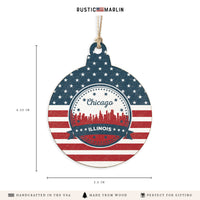 Chicago, Illinois USA Ornament
