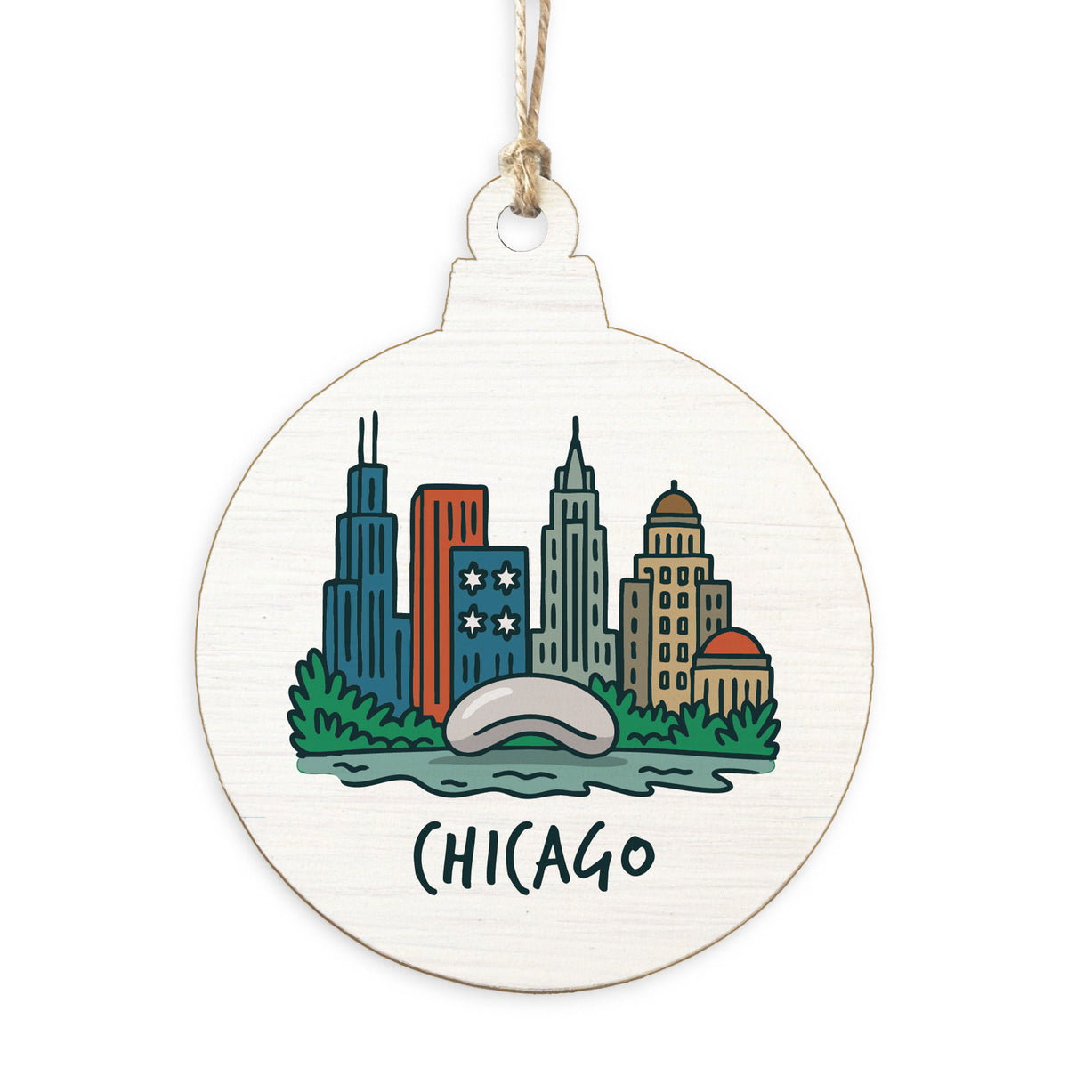 Chicago Cityscape Ornament